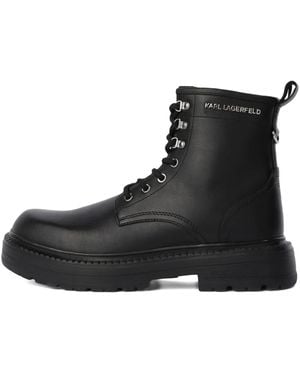 Karl Lagerfeld Miles boots - Negro