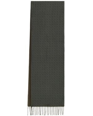 Ferragamo Double-Face Patterned Scarf - Green