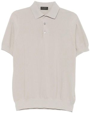 Dell'Oglio Short-Sleeves Polo Shirt - White