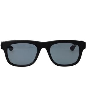 Montblanc Square-Frame Sunglasses - Black
