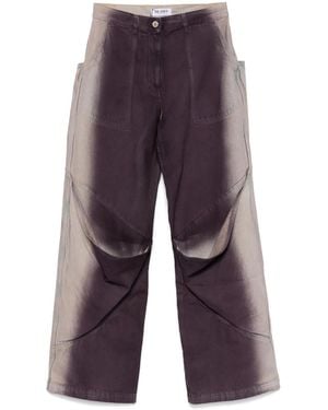 The Attico Long Jeans - Purple