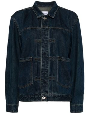 Tu Es Mon Tresor The Emerald Denim Jacket - Blue