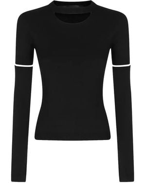 FEDERICA TOSI Pull À Découpe - Black