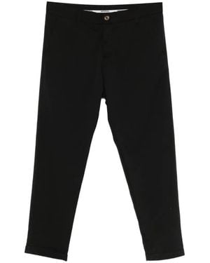 Imperial Pantaloni Con Risvolto - Nero