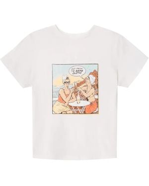 RE/DONE Camiseta Classic Same Con Estampado Gráfico - Blanco
