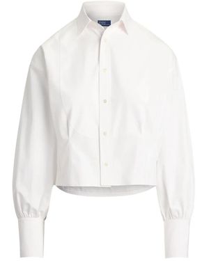 Polo Ralph Lauren Cropped Shirt - White