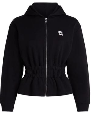 Karl Lagerfeld ロゴ パーカー - ブルー