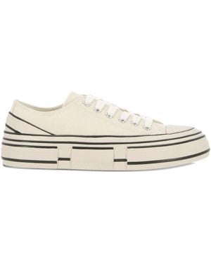 COMME DES GARÇONS PLAY ストライプディテール スニーカー - ホワイト