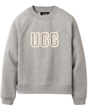 UGG Logo Crew-Neck Sweatshirt - Grey