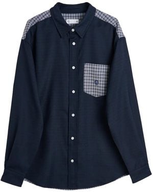 Danner Split Checked Shirt - Blue