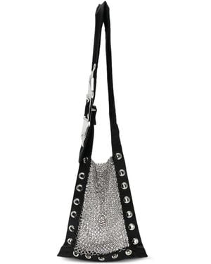 Chopova Lowena Bolso Satchel Con Ojales - Blanco