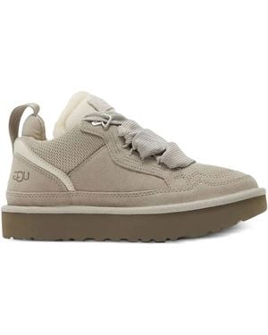 UGG Lowmel Ribbon Lace-Up Slippers - Natural