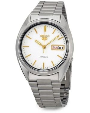 Seiko Montre 5 Mm À Boîtier Rond - Gray