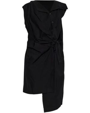 Issey Miyake Twisted Drape Jumpsuit - Black