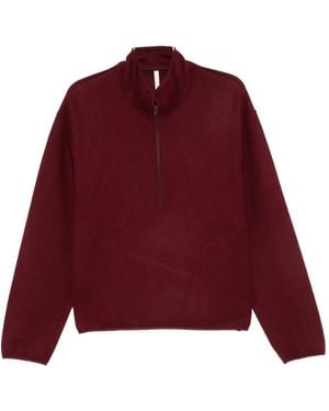 sunflower Mock-Neck Sweatshirt - Red