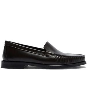 Aeyde Arthur Loafers Met Stiksels - Wit