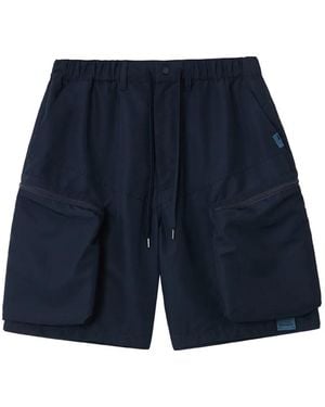 AFTERMATHS Zip-Pocket Shorts - Blue