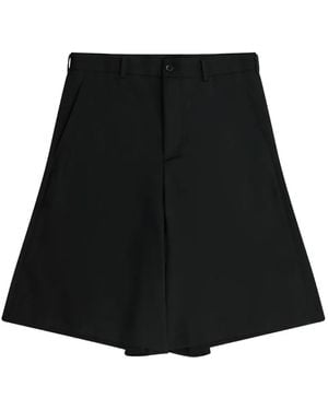 COMME DES GARÇON BLACK Twill Shorts - Black