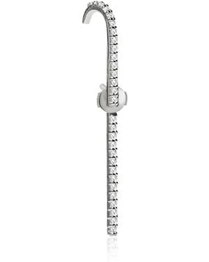 KATKIM 18Kt Petite Ear Pin - White