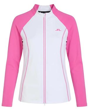 J.Lindeberg Colour-Block Raglan-Sleeve Jacket - Pink