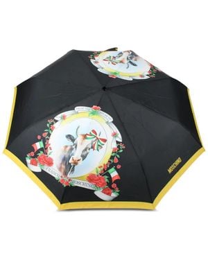 Moschino カウプリント 傘 - ブルー