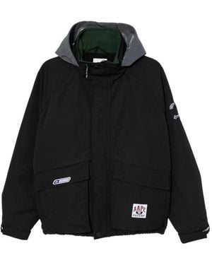Aape By A Bathing Ape Jacke Mit Logo-Patch - Schwarz