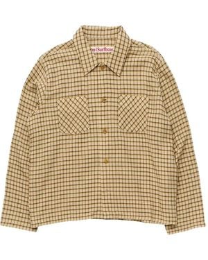 Stockholm Surfboard Club Check Pocket Shirt - Natural