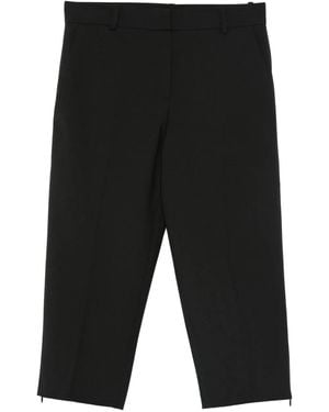 IRO Pantaloni Crop Con Zip - Nero