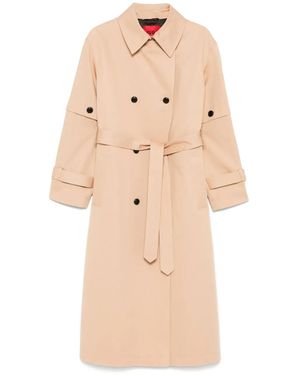 HUGO Trenchcoat Aus Baumwolle - Natur