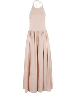 Isabelle Blanche Midikleid aus Baumwolle - Pink