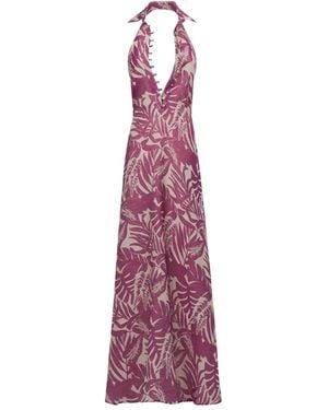Taller Marmo Vestido Largo Barbara - Morado