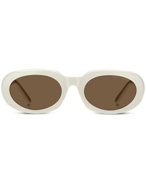 Marc Jacobs Oval-Frame Sunglasses - Natural