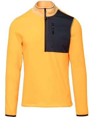 Aztech Mountain Performance Half-Zip Lightweight Jacket - Orange