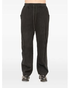 The Viridi-anne Drawstring-Fastening Trousers - Black