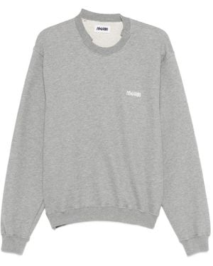 Magliano Logo-Embroidery Sweatshirt - Grey