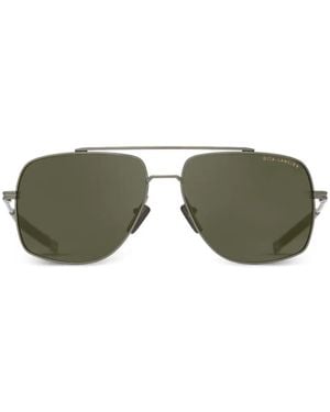 Dita Eyewear Lsa-138 Geometric-Frame Sunglasses - Green