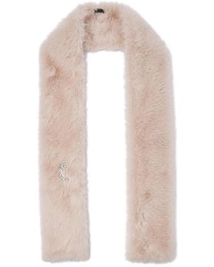 Liu Jo Bejewelled Stole - White