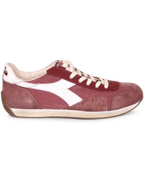 Diadora Equipe Vela Sw Sneakers Mit Einsätzen - Pink