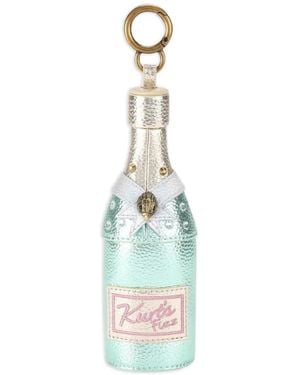 Kurt Geiger Champagne Bottle Keyrings - Blue