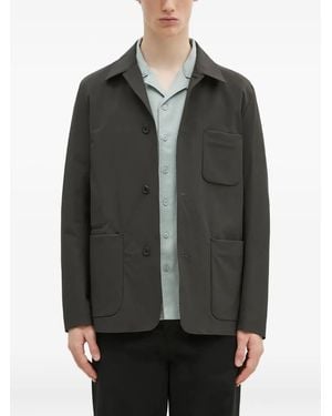 Paul Smith Buttoned Patch-Pocket Jacket - Gray