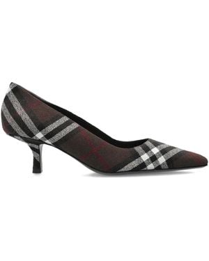Burberry Karierte Dame Pumps 55mm - Schwarz