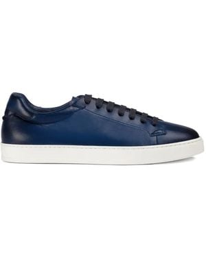 Doucal's Sneakers aus Leder - Blau