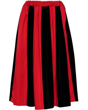 Comme des Garçons Gonna Bicolore - Rosso