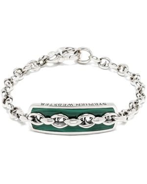 Stephen Webster Zilveren Thorn Addiction Inline Razer Armband - Metallic