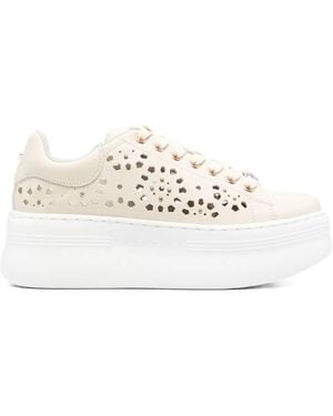 Cult Sneakers Aus Leder - Weiß