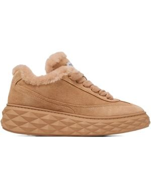 Jimmy Choo Diamond Maxi Sneakers - Brown