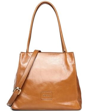 BIASIA Logo-Patch Tote Bag - Natural