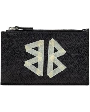 Balenciaga Cash Portemonnaie Mit Logo-Applikation - Schwarz
