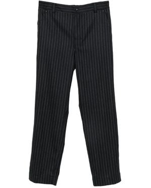 Moncler Pantalones A Rayas Diplomáticas - Negro