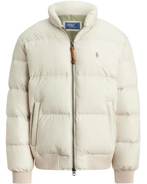 Polo Ralph Lauren Bomber Trapuntato - Neutro